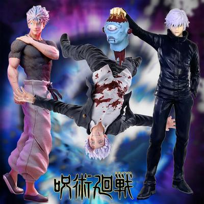 Аниме Мегуми Jujutsu Kaisen Нанами Фигурки GK Сатору Годжо Гэто Сугуру Сидящий Смотрящий Вверх Тодзи Фигурка ПВХ Модель Коллекция Игрушка Подарки