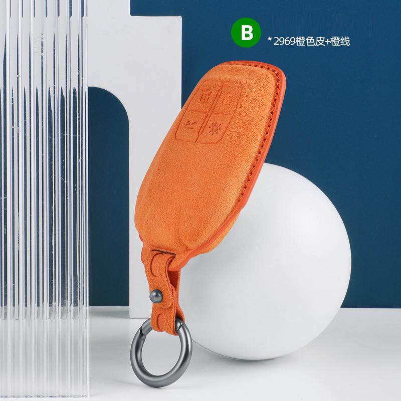 Car Key Case Cover Shell Fob for Ferrari 488 Roma SF90 F8 Protofino 812 458 F430 4 Buttons Car Remote Keychain Accessories HS6