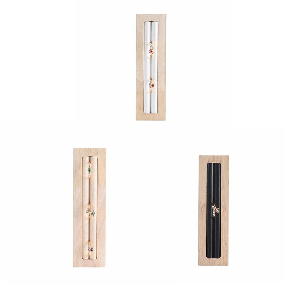 Деревянная подставка для колец, органайзер для ювелирных изделий, креативный держатель для колец для девочек и женщин