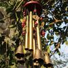 Outdoor Living Wind Chimes Yard Garden Tubes Bells Copper Home Craft Decor Gifts