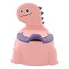 Baby Potty Thickening Ergonomic Modern Cartoon Dinosaur Training Potty Toilet with Rubber Base for