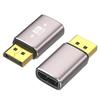 Адаптер DisplayPort 1.4 8K, позолоченный адаптер 90 градусов, угловой DisplayPort, вертикальные разъемы «папа-мама»