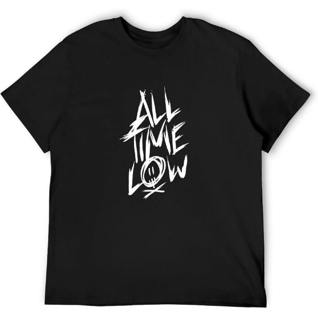 HAOTO All Time Low Scratch Mens T Shirt Unisex Band Merch Black