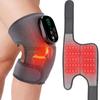 Multifunctional LED Knee Massager 650nm and 850nm Red Light Heating Vibration Massage Electric Knee Pad Leg Joint Muscle Relax