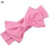 Милая однотонная повязка на голову с бантом ярких цветов для малышей, аксессуар для волос