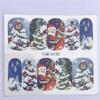 Women Beauty Santa Claus Snowflakes Decals Nail Art Stickers Water Transfer  Decoration Stickers