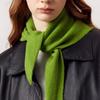 Striped Knitted Triangle Scarf Solid Color False Collar Sweet Cross Neckerchief  Autumn Winter