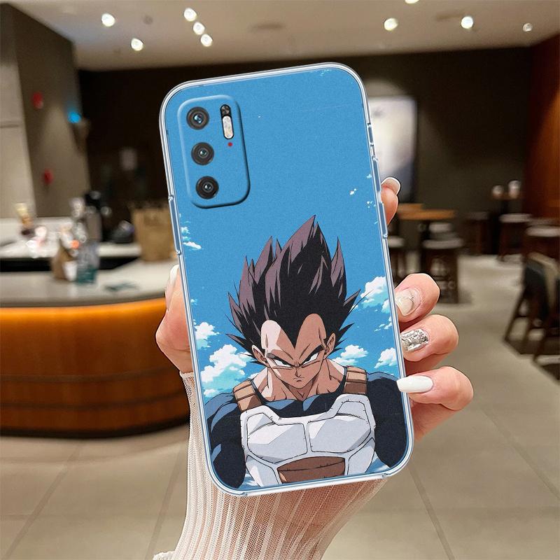 RE7 Anime Dragon Ball Vegeta Transparent Phone Case for Motorola Moto G7 G8 G9 G84 G85 G73 G24 G15 Z2 Play Power Plus