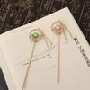 Ancient Style Crystal Chinese Vintage Hair Fork Pearl Hair Sticks Tassel Hairpin Hair Accessories