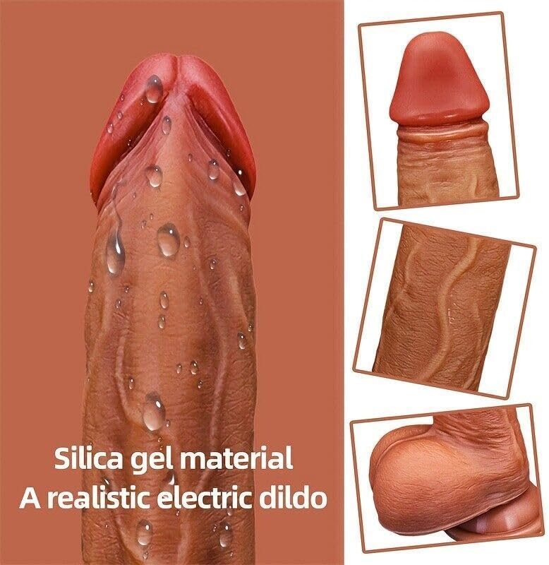 Вибратор-фаллоимитатор 8,7 дюйма, реалистичные фаллоимитаторы с вращающейся вибрацией и сильным всасыванием, приложение или пульт дистанционного управления, вибратор для точки G, секс-игрушка для взрослых для женщин