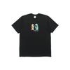 FW19 Неделя 17 Футболка Bite Мультяшная Граффити Печать Короткий Рукав Унисекс Черный Мужская SUP-FW19-10909