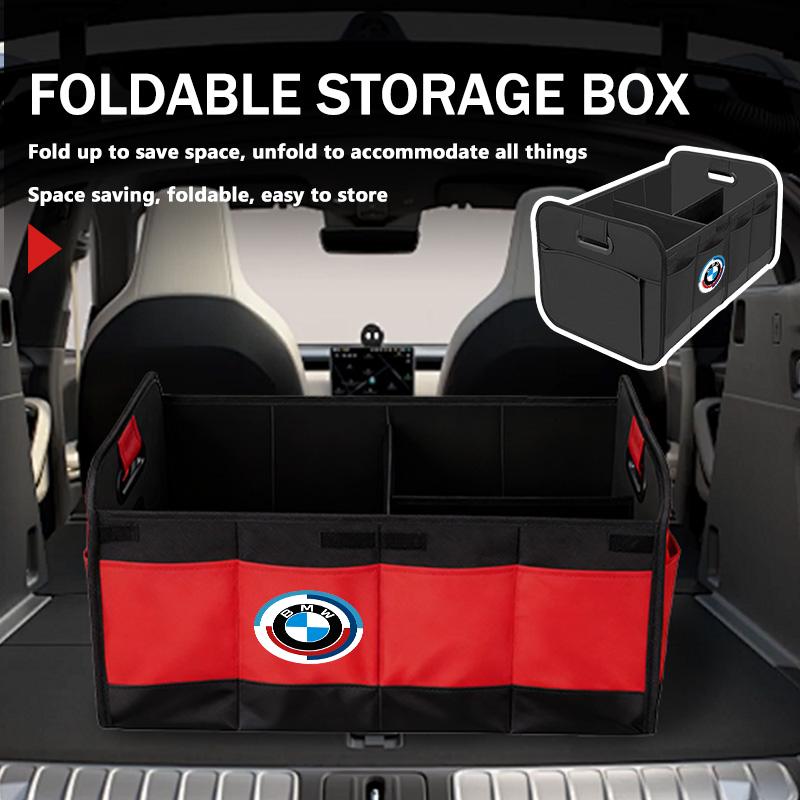 HMAO6 Universal Car Trunk Storage Bag Foldable Organizer Box For BMW M3 M5 E36 E39 E46 E60 E61 E64 E70 E71 E80 E85 E87 E90 E83