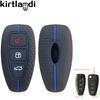 Силиконовый чехол для автомобильного ключа для Ford Kuga Focus Mk3 Mk4 Mondeo Fiesta Titanium Ecosport Transit MK8 чехол для ключа пульта дистанционного управления Аксессуары
