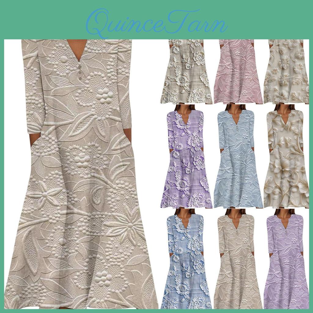 Roundneck Fashionable And Womens Casual Sleeveless Mid Length Dress