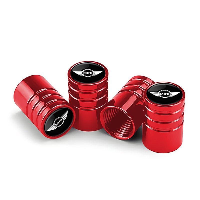 4Pcs Car Wheel Tire Valve Caps Tyre Stem Covers Accessories For MINI JCW Cabrio Cooper Countryman Aceman Clubman Coupe Paceman phgqd66