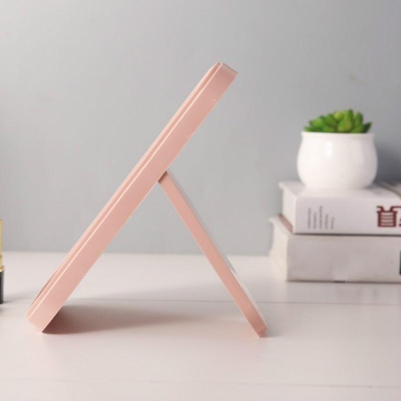 Высокое качество Большое зеркало для макияжа Настольное простое складное зеркало для туалета Портативное большое квадратное зеркало принцессы