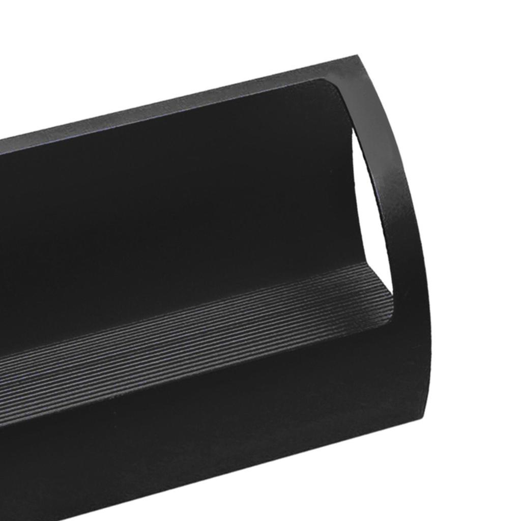 Стильный настольный держатель визиток в форме Q из алюминиевого сплава для выставок