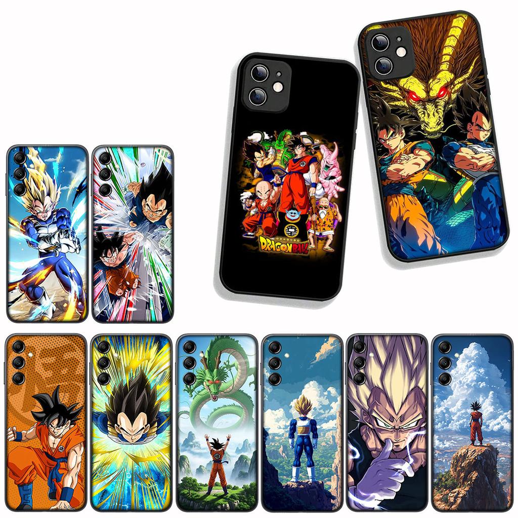for Motorola Moto G54 G05 G24 G55 G75 G85 G15 G57 G86 Power Edge 50 30 Ultra Fusion neo Pro Case Son Gokus Dragon Vegeta Ball Z