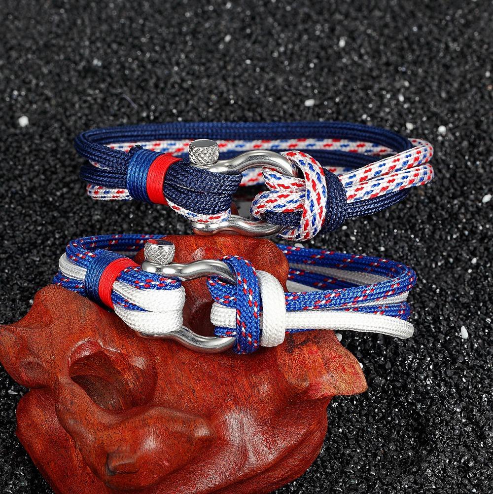 Браслет выживания из паракорда с кожаными вставками, регулируемый