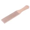 Double Sided Leather Strop Quick Sharpening Beech Wood Leather Sharpening Strop Portable DIY Leather Honing Strop for