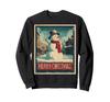 Snowman Vintage Retro Art Deco Christmas Sweatshirt