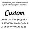 Cooltime Custom Necklace Woman Stainless Steel Personalized Gold Color Chain Letter Necklace Jewelry Birthday's Day Gift