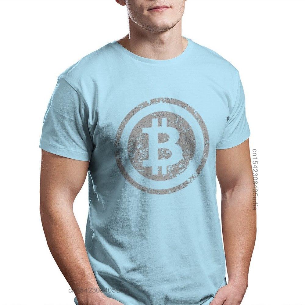 Футболка с надписью Bitcoin Art Satoshi Nakamoto Offerts для мужчин Homme Graphic Cool Design Cotton Harajuku T Shirt