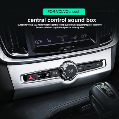 Автомобильная наклейка для Volvo xc60, панель регулировки звука, декоративные наклейки s90 v90 v90cc, пункт автомобиля