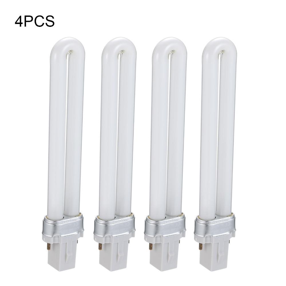 4PCS Double Light Source UV LED Lamp Tube 365nm Wavelength Gel Curing Light Tube UV Gel Curing