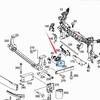 Mercedes-Benz B-Class W246 Bracket Support: Models 2466210134, 2466210234.