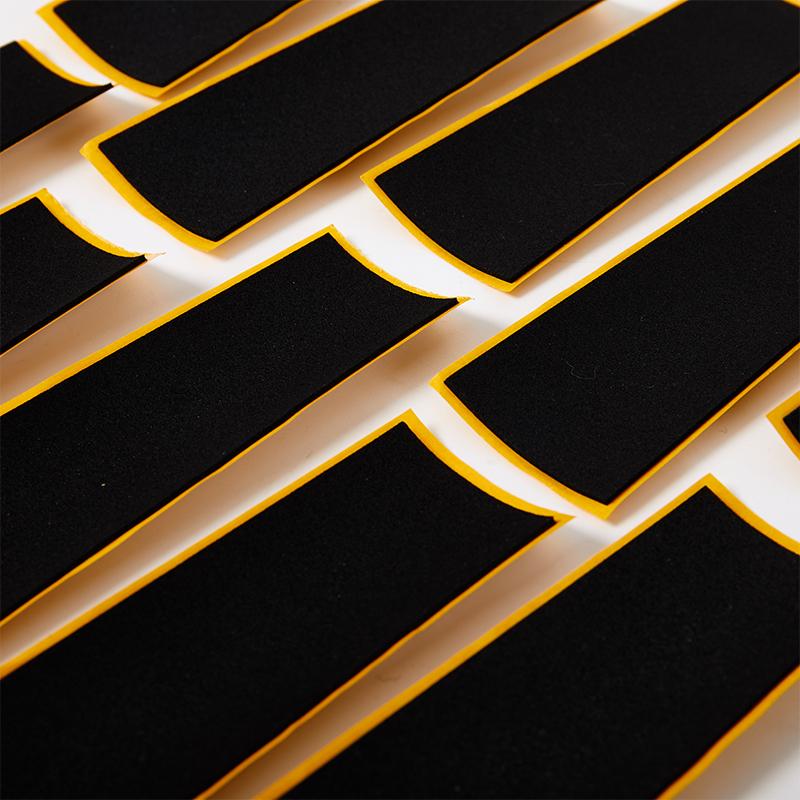 10 шт., деревянные накладки на гриф, неразрезанные наклейки на ленту, черные наклейки на ленту из пенопласта