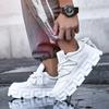 New Fashion Breathable Net Surface Youth Thick Soles Increase Tide Shoes Foreign Trade Personality Men's Shoes Board Shoes