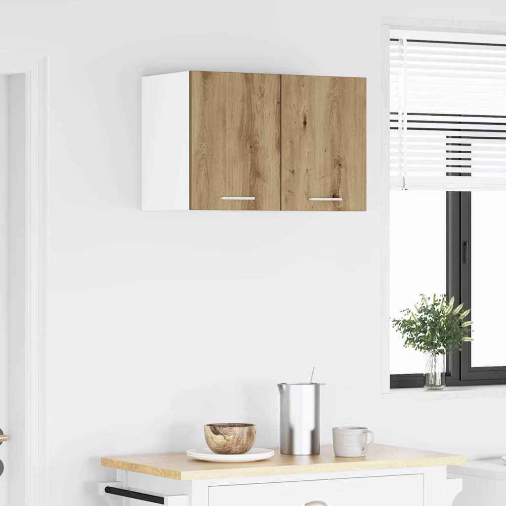 Wall Mounted Cabinet 2 pcs Artisan Oak & White 30 x 31 x 40 cm