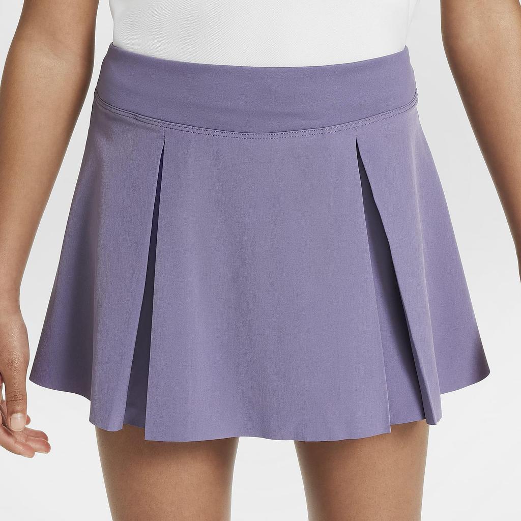 Nike Однотонная повседневная универсальная удобная юбка Детские юбки Фиолетовый DN1969-509