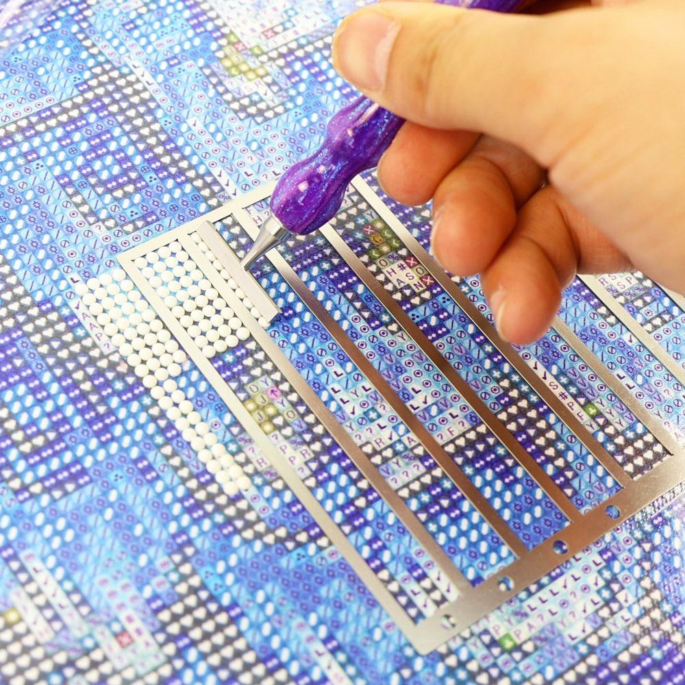 Текстурированная сетка Инструмент Линейка для алмазной живописи Линейка Инструменты для рисования алмазами