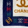 Used Rare  CHANEL CC Coco Large Scarf Carre 90