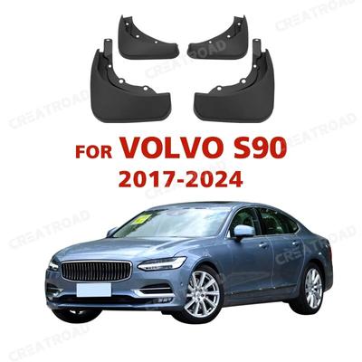 Стильные литые автомобильные брызговики для Volvo S90 2017-2024, брызговики, брызговики, аксессуары для брызговиков, Стайлинг автомобиля