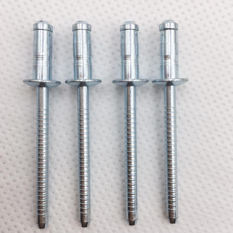 Gude High-Strength Galvanized Carbon Steel Solid Rivet Nut