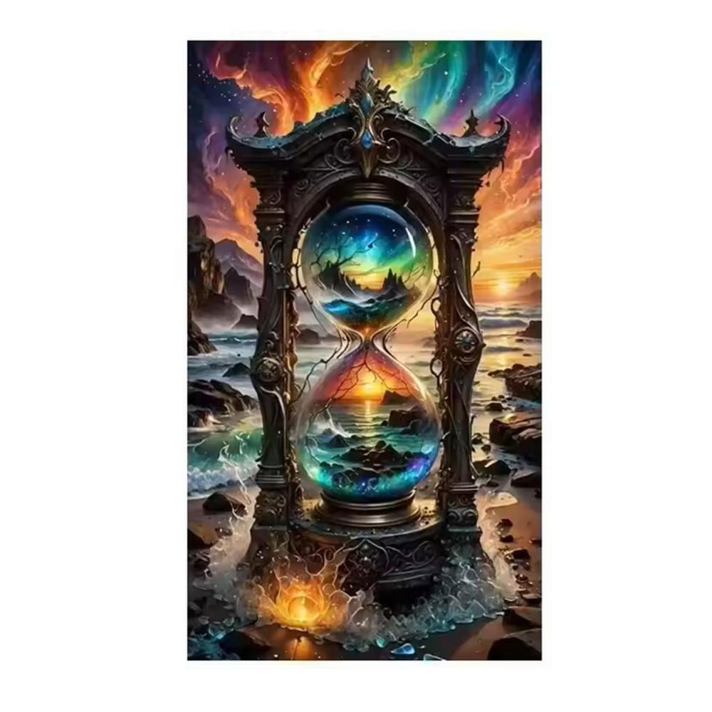 Набор для алмазной вышивки 5D DIY - Дизайн «Фэнтези Магические Книги», Полная мозаика из круглых алмазов для украшения дома