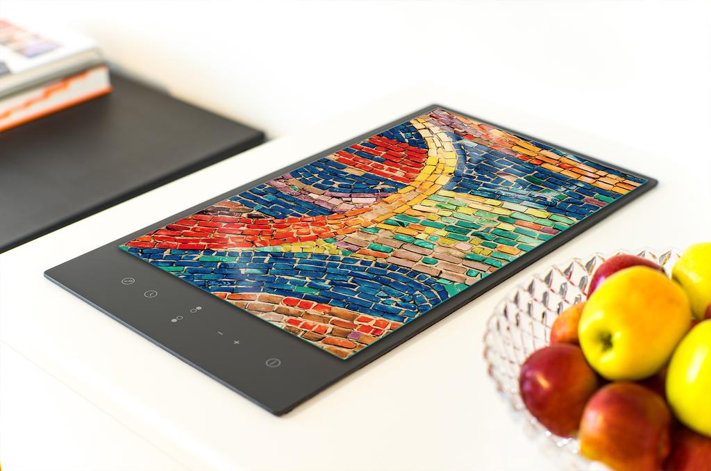 GLASS CUTTING BOARD 35x52 Stone
