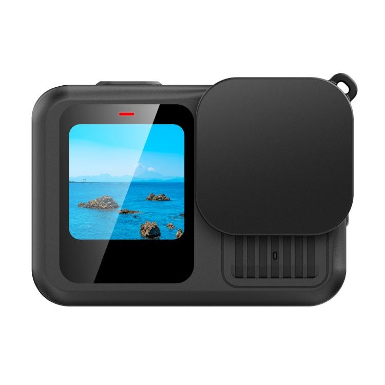 Для GoPro HERO13 Black PULUZ Мягкий ТПУ Резиновый Устойчивый к царапинам Защитный колпачок-крышка для объектива камеры (черный)