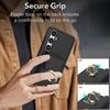 For Samsung Galaxy S24+ Case Drop-proof PU Leather+TPU Kickstand Smart Phone Cover