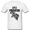 Gamer T Shirt Apex Legends Predatorer League  T Shirts for Unisex Short Sleeve Crewneck Creativity Tee Vintage Graphic T Shirts