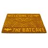 Welcome To The Batcave Embossed Door Mat