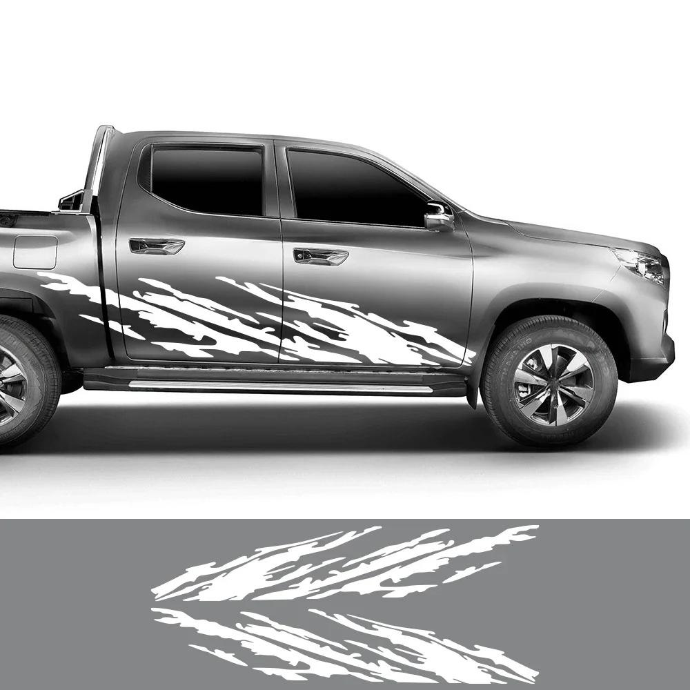 Pickup Splash Stickers For Dodge RAM Isuzu Dmax Toyota Hilux Maxus T60 GWM Cannon Poer Universal Decor Decal Auto Accessories