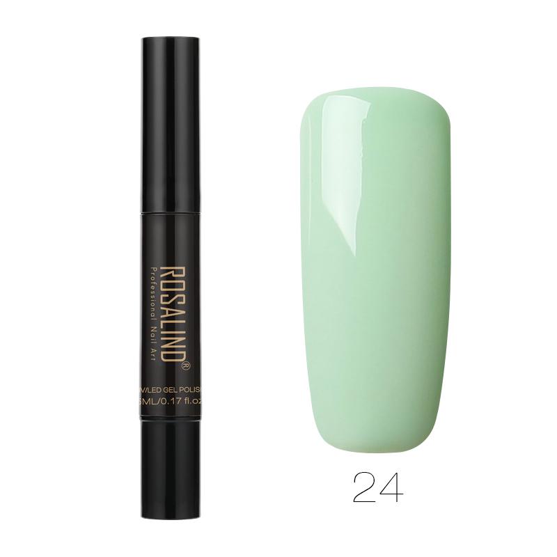 ROSALIND Гель-лак для ногтей 5 мл 01-58 Soak Off Top White Brush Pen Nails Art Полуперманентный УФ-гель