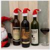Christmas Decorations Christmas Hat Flannelette Hat Christmas Hat Cutlery Set Christmas Wine Bottle Decoration