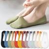 5 Pairs Women Socks High Quality Matching Casual Socks Summer Thin Cotton Bottom Non-slip Invisible Low Short Socks Breathable