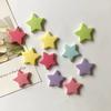 6pcs Colorful Star-Shaped Refrigerator Magnets – Vibrant ABS Material, Perfect for Kitchen Decor, Po Display