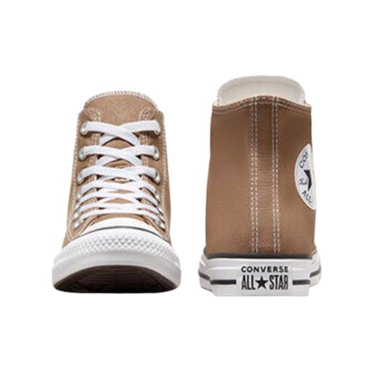 Converse Chuck Taylor All Star Everyday Versatile Durable Breathable High-Top Canvas Shoes Unisex Sneakers Brown White A06560C